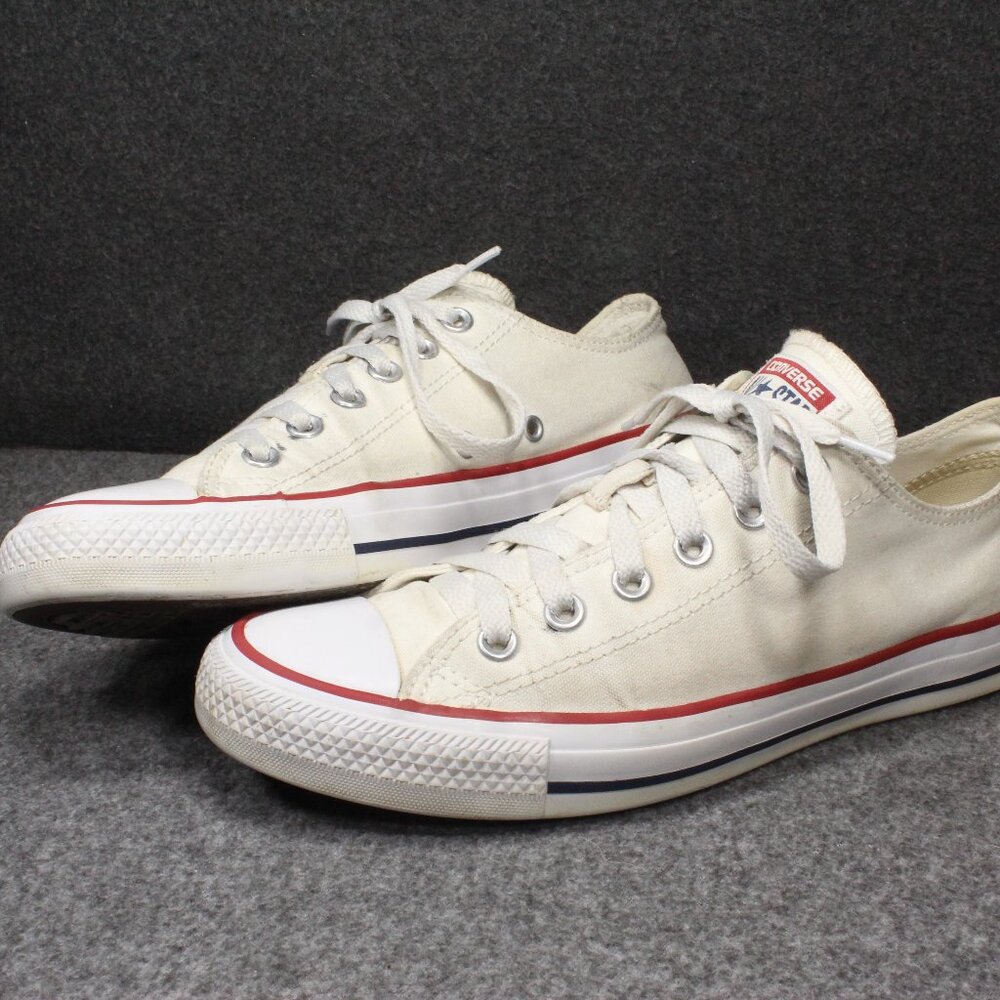 Converse Chuck Taylor All Star Low Top White Casual Shoes M7652 Women's Size 9